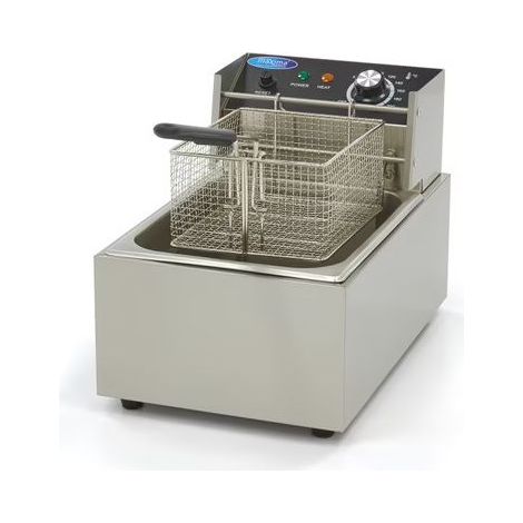 Friteuse professionnelle ECO 6 L - 1 panier - inox avec zone froide