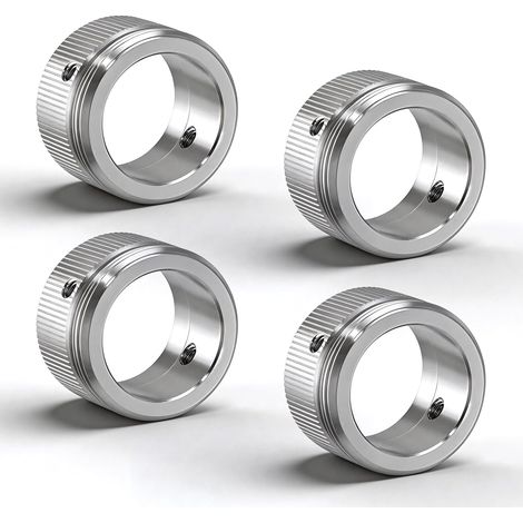 Adaptateurs de Vanne de Radiateur en Acier Inoxydable 304 M30 x 1.5, Lot de 4 avec Clé Hexagonale Résistant à la Corrosion et Étanche pour Systèmes de Chauffage Européens (1/5)