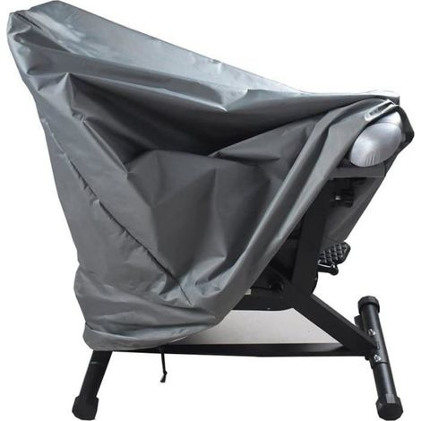 Housse Vélo Stationnaire - Oxford 210D Imperméable - Protection Anti-Poussière UV pour Home Gym - 124,5 x 58,5 x 147 cm - 1 Pièce (1/4)
