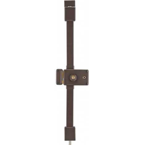 Serratura HORGA, marrone, CR HG5, con quadro maniglia, 140 x 88 mm, sinistra, 4 chiavi – THIRARD (1/2)