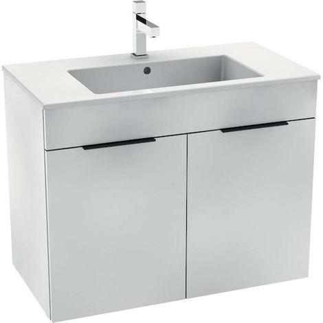 Jika Cube - Unterschrank mit Waschtisch, 79x42x62 cm, weiß H4537521763001 (1/2)