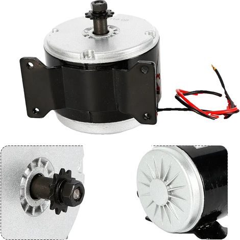 Motore elettrico a spazzole, potenza 250 W, 24 V CC (1/2)
