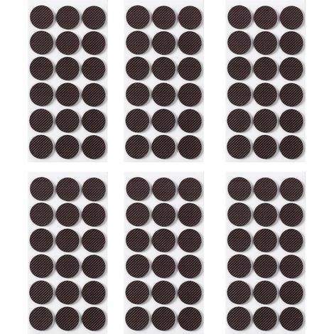Non Slip Furniture Pads,Self Adhesive EVA Anti Skid Pads Grippers Chair Feet Furniture Pads for Hardwood Floors,Round de 2.5 cm de diamètre 108 Pcs (1/5)