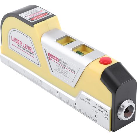 Mètre ruban électrique multifonctionnel 3 en 1, niveau laser, règle de mesure pour ajustement précis (1/4)