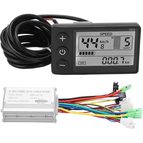 Kit de Contrôleur de sans Balais 36V/48V 250W/350W, avec écran LCD866, pour Vélos électriques (1/5)