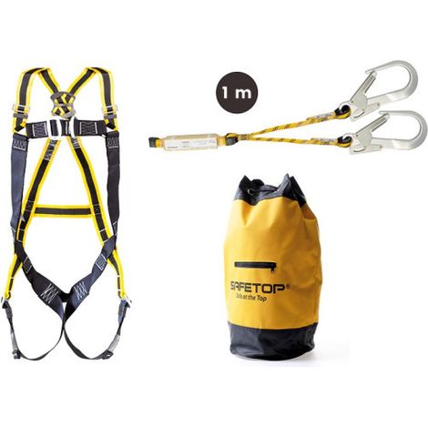 Kit anticaídas con arnés Samaja y doble cuerda Scotia New 1