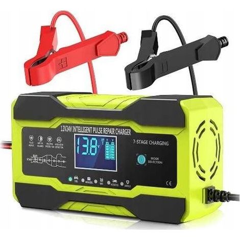 Cargador automático de baterías con función de reparación, 12/24 V, 10 A. (1/5)