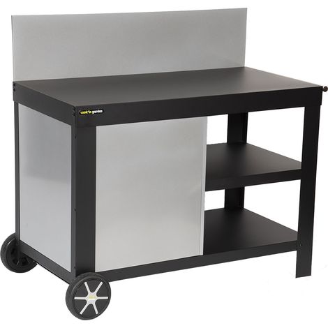 Carrito negro para plancha NOVA (1/5)