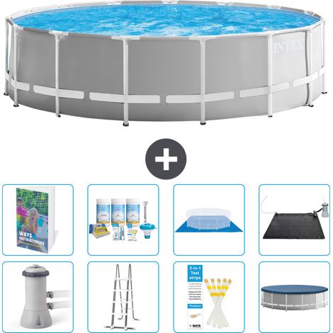 Intex Piscine Prism Frame Ronde - 457x122 cm - 9-pièces S632