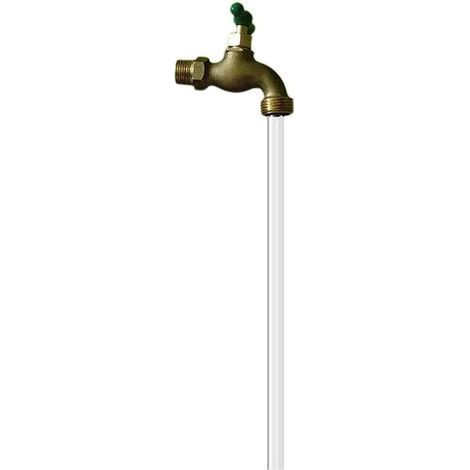 Unsichtbare Gießkanne, schwimmender Gießkannenbrunnen mit Metallhahn, kreative Kaskadendekoration, geeignet für den Garten, 1 Stück (1/5)