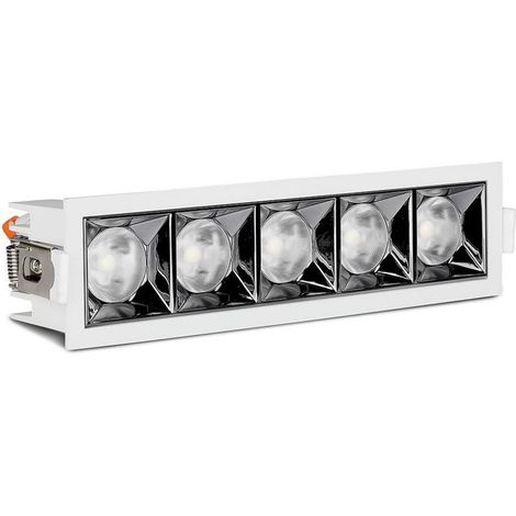 Projecteur LED à puce Samsung encastré 20W (5 * 4W) UGR <19 36 ° 4000K CRI> 90
