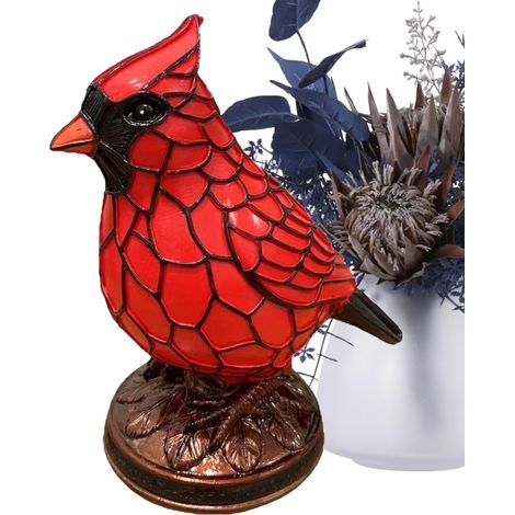 Lampe Oiseau Lumineuse - Décoration Éclairée en Résine Lampe (1/5)