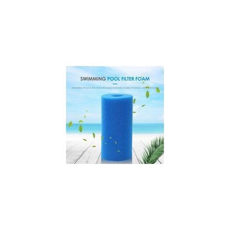 1pcs 20 x 10 x 4cm réutilisable eau lavable piscine filtre éponge colonne concentrique cylindre filtre éponge (1/5)