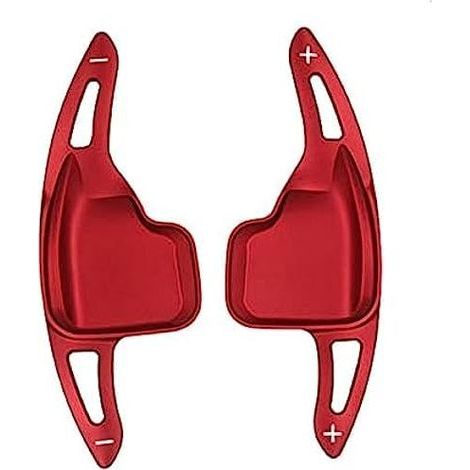 Gear shift paddles for BMW F30 F31 F32 F10 F20 F15 F16 X1 X3 X4 X5 X6 1 2 3 4 5 6 7 Aluminum steering wheel paddle extension, red