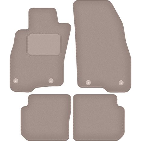 Tappetini in velluto beige per: Fiat Punto 12' hatchback (2012-2018) (1/5)
