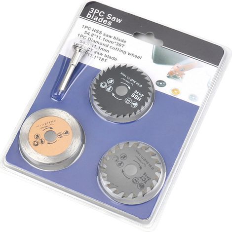 Lama diamantata da 54,8 mm per sega per pietra, realizzata in lega di acciaio rapido, ideale per il taglio di giada e ceramica, per smerigliatrici elettriche. (1/4)