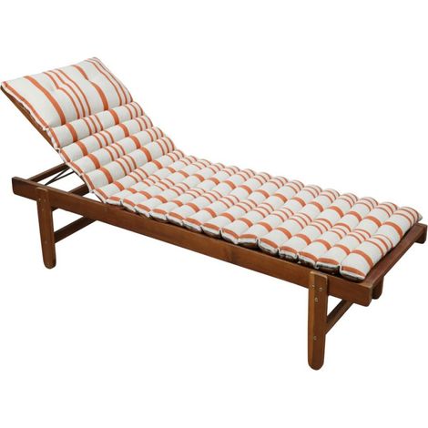 Coussin de bain de soleil 60x180 cm rayé