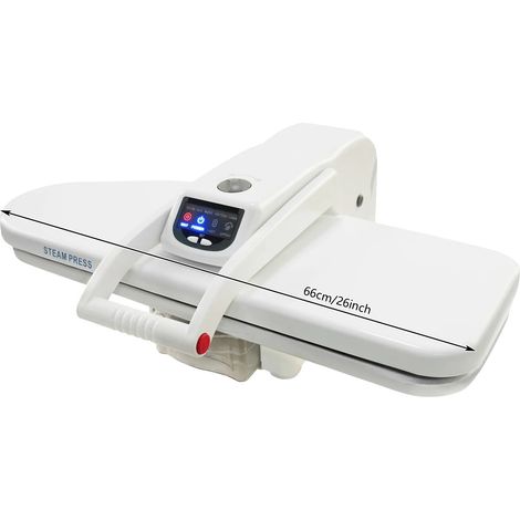 Dampfpresse, digitale Steuerung, mehrere Temperatureinstellungen, weiß, EU (1/2)