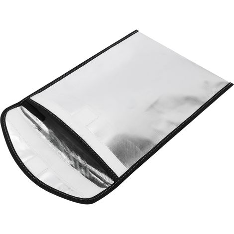 Sac ignifuge et anti-explosion pour documents, pochette portable sécurisée pour usage domestique. (1/5)