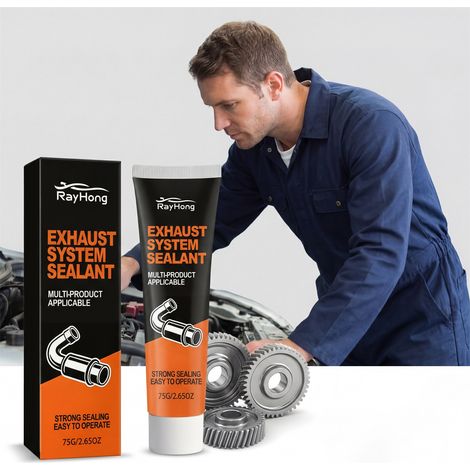 Mastic d'étanchéité pour système d'échappement automobile, facile à utiliser et protégeant les systèmes d'échappement automobiles -- 75 g -- BIEMMEDUE (1/5)