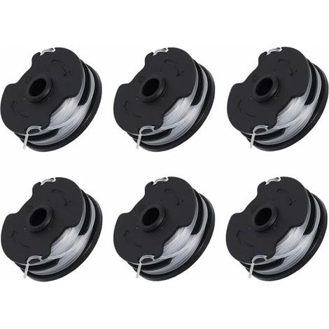 Lot de 6 bobines de rechange pour débroussailleuse sans fil Parkside PRTA 20-Li C3 IAN351753 (1/4)