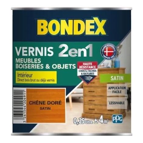 Vernice 2-in-1 Bondex rovere dorato finitura satinata
