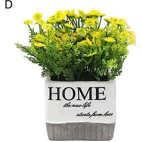Fleurs de lavande artificielles en gypsophile en plastique pour jardin, table et décoration intérieureD (1/5)