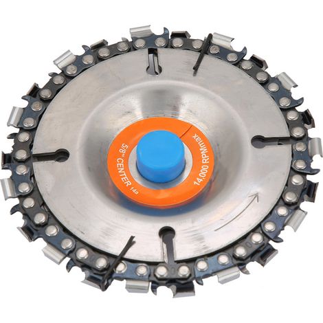 4" 22 Tooth Chain Disc Woodworking Chain Wheel for 100/115mm Angle Grinder