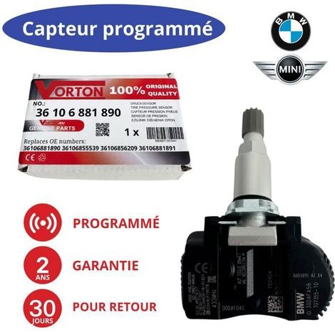 Tire pressure sensor TPMS programmed for MINI Cooper F55 F56 F57 F60 F54 - 433 MHz
