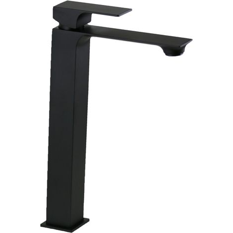 Miscelatore lavabo alto 278 mm colore nero opaco Paini Venti V2YO211TCLLSR Nero opaco - Piletta clic clac 1"1/4 (1/3)