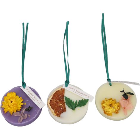 3 tablettes de cire parfumée solide - Aromathérapie portable longue durée - Lot de 3 (1/5)