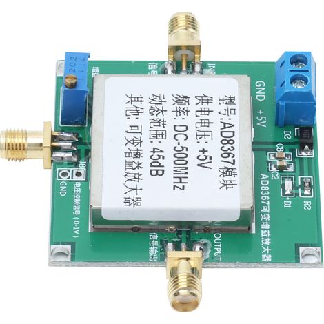 Modul für variablen Verstärkungsverstärker (PCB) – Industriezubehör – 500 MHz – 45 dB – AD8367 – 5 V DC (1/5)