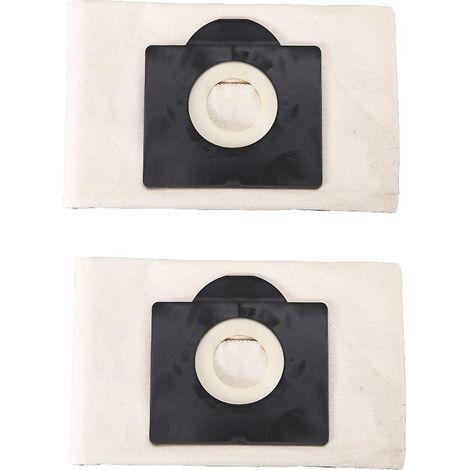 Lot de 2 sacs filtrants réutilisables compatibles avec les aspirateurs Karcher WD3 Premium, WD3200, SE4001, WD3300, WD24000 et MV3 (1/4)