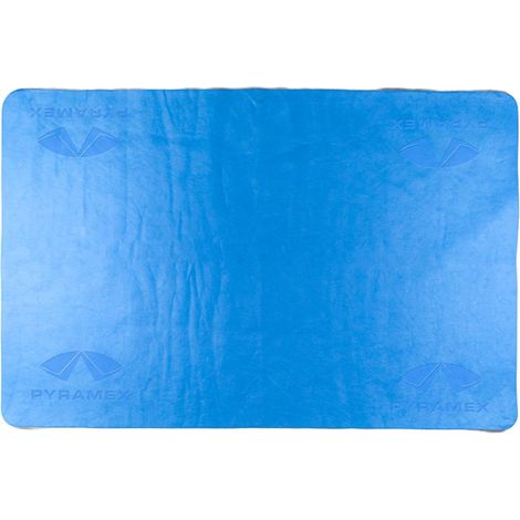 Toalla reutilizable refrescante envolvente, azul, 66 x 43 cm