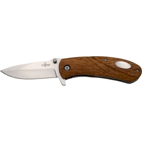 Theird H0814W, manche of bois, lame of acier inoxydable 420 of 8.6 cm