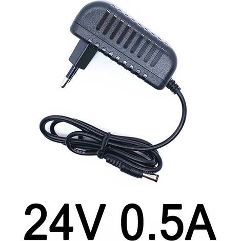 Universelles Netzteil (24 V Wechselstrom, 0,5 A 100–240 V Gleichstrom, 24 V, 0,5 A 500 mA), EU-Stecker, Tablet-Ladegerät