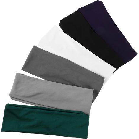 [JAMAIS UTILISÉ]6pièces Bandeaux De Sport Homme De Élastiques Et Antidérapants pour Yoga Fitness Et Course Absorption De Transpiration Confort Optimal Accessoires De Gym pour Hommes (1/5)