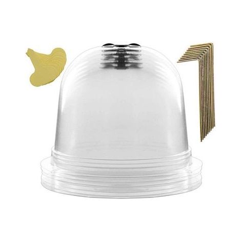 Cloche à salades x6 serre de protection pour plants (1/5)