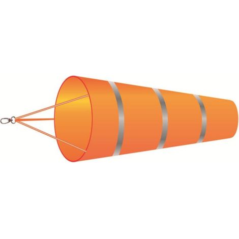 Manche À Air Avec Ceinture Réfléchissante,Manche À Vent,60 cm Manche À Air Extérieur,Suspendu Manche À Vent,Indicateur De Direction Du Vent (1/5)
