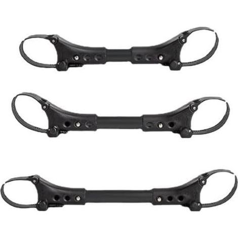 3er Pack Kinderwagen-Connector Kupplungen universal, Baby Zwillingswagen, verstellbar, Befestigung Metall (1/4)