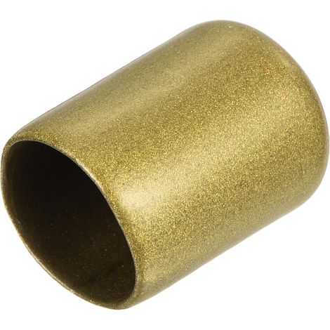 20pcs Embouts en Caoutchouc 15 mm ID pour Tube Métallique Or (1/5)