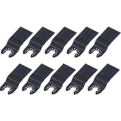 10 Lames de scie oscillante HSS à changement rapide, 34mm, pour outils multifonctions (1/5)