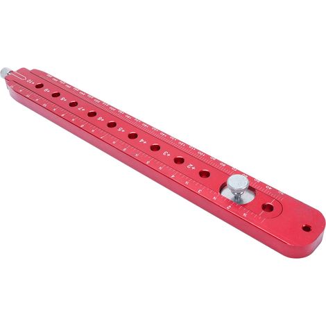 Compas à tracer pour le travail du bois, échelles métriques et impériales, en alliage d'aluminium, règle à tracer en arc (1/5)