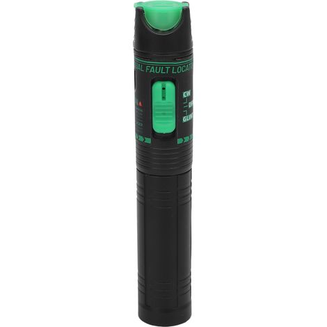Localisateur de défaut visuel fibre optique 15 km sans contact portable rechargeable 510 nm vert entretien CATV et réseau (1/5)