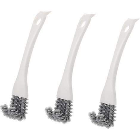 Brosse de nettoyage pour barbecue en 3 parties, brosse multifonctionnelle pour cuisinière, évier, recoins difficiles d'accès, petite brosse de nettoyage pour la cuisine-ARCAN (1/4)