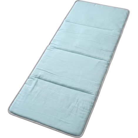 Tapis de Sieste pour Tout-Petits, 57x23 Pouces, Tapis de Sieste Pliable pour Enfants, Doux et imperméable, pour Dormir en garderie, pour la Maison et l'école, Bleu Ciel,Parent (1/5)