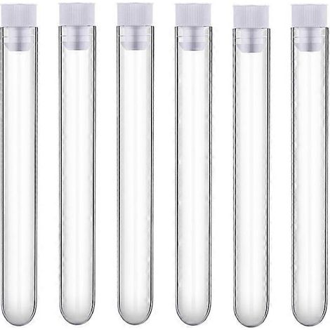 Tubes en plastique de 12 x 100 mm et 12 ml avec bouchons - Tubes pour bonbons - Tubes pour laboratoire d'essais (1/5)