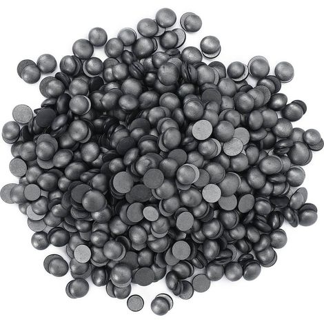 Billes de cire dure épilatoire visage aisselles jambes 1000g noir rétro, soin beauté maison salon, dépilation peau douce, cire en grains professionnelle. (1/5)
