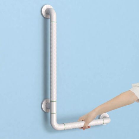 Poignée de douche antidérapante pour personnes âgées, Barre de Maintien Douche avec Fluorescence, 60 x 35 cm, En acier inoxydable Poignée de sécurité en pour WC, salle de bain, baignoire NPTERBL (1/5)