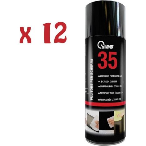 12 bombolette spray pulitore per schermi lcd e plasma video Vmd 35